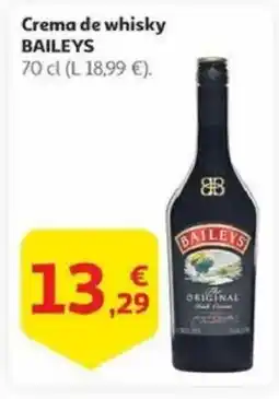 Alcampo BAILEYS Crema de whisky oferta