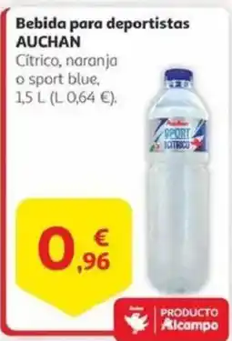 Alcampo AUCHAN Bebida para deportistas oferta