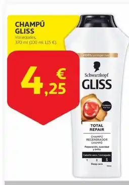 Alcampo GLISS Champú oferta