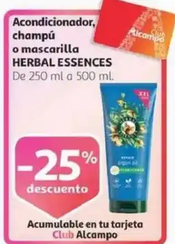 Alcampo HERBAL ESSENCES Acondicionador, champú o mascarilla oferta