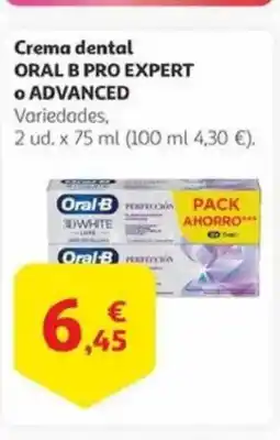Alcampo ORAL B PRO EXPERT O ADVANCED Crema dental oferta