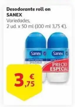 Alcampo SANEX Desodorante roll on oferta