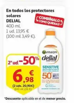 Alcampo DELIAL En todos los protectores oferta