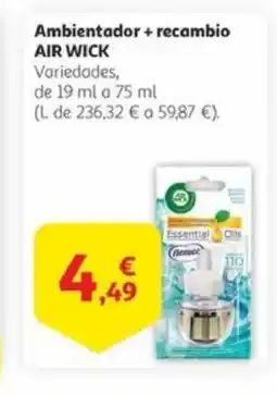 Alcampo AIR WICK Ambientador + recambio oferta