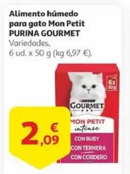 Alcampo PURINA GOURMET Alimento húmedo para gato Mon Petit oferta