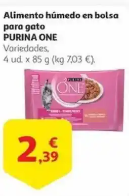 Alcampo PURINA ONE Alimento húmedo en bolsa para gato oferta