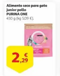 Alcampo PURINA ONE Alimento seco para gato junior pollo oferta