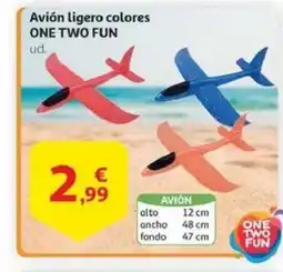 Alcampo Avión ligero colores oferta