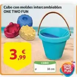 Alcampo Cubo con moldes intercambiables oferta