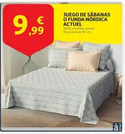 Alcampo ACTUEL Juego de sábanas o funda nórdica oferta