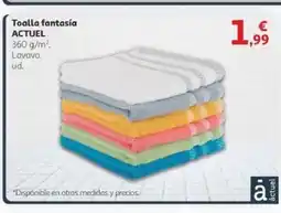 Alcampo ACTUEL Toalla fantasía oferta