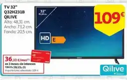 Alcampo QILIVE TV 32" Q32H231B oferta