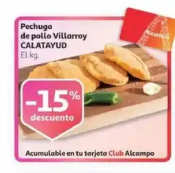 Alcampo CALATAYUD Pechuga de pollo Villarroy oferta