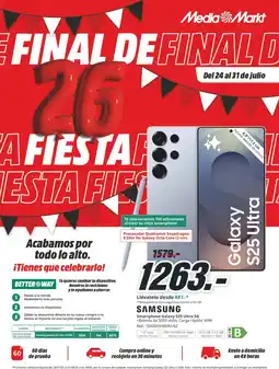 MediaMarkt SAMSUNG Smartphone Galaxy S25 Ultra 5G oferta