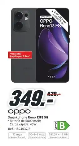 MediaMarkt OPPO Smartphone Reno 13FS 5G oferta
