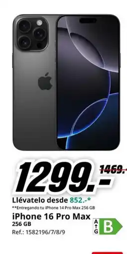 MediaMarkt IPHONE 16 Pro Max oferta