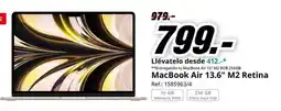 MediaMarkt MacBook Air 13.6" M2 Retina oferta