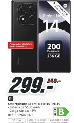MediaMarkt Smartphone Redmi Note 14 Pro 4G oferta