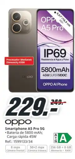 MediaMarkt OPPO Smartphone A5 Pro 5G oferta