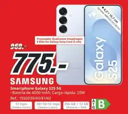 MediaMarkt SAMSUNG Smartphone Galaxy S25 5G oferta