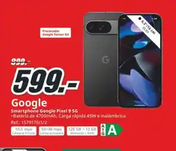 MediaMarkt GOOGLE Smartphone Google Pixel 9 5G oferta