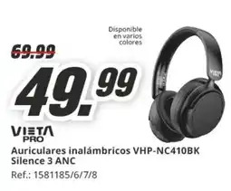 MediaMarkt Auriculares inalámbricos VHP-NC410BK Silence 3 ANC oferta