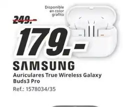 MediaMarkt SAMSUNG Auriculares True Wireless Galaxy Buds3 Pro oferta