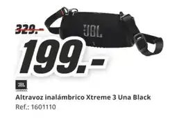 MediaMarkt Altravoz inalámbrico Xtreme 3 Una Black oferta