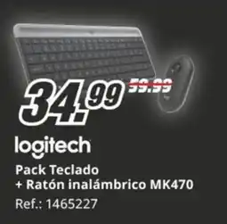 MediaMarkt LOGITECH Pack Teclado + Ratón inalámbrico MK470 oferta