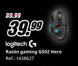 MediaMarkt LOGITECH Ratón gaming G502 Hero oferta
