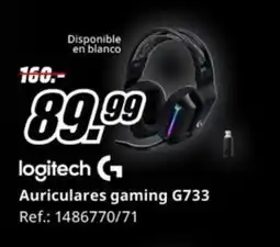 MediaMarkt LOGITECH Auriculares gaming G733 oferta