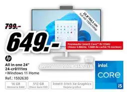 MediaMarkt HP All in one 24" 24-cr0111ns oferta