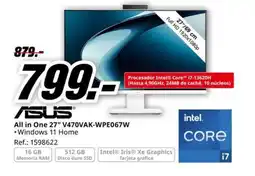 MediaMarkt ASUS All in One 27" V470VAK-WPE067W oferta