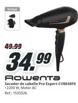 MediaMarkt ROWENTA Secador de cabello Pro Expert CV8840F0 oferta