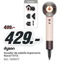 MediaMarkt DYSON Secador de cabello Supersonic Nural T1/T2 oferta