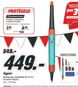 MediaMarkt DYSON Moldeador AIRWRAP ID T1/T2 oferta