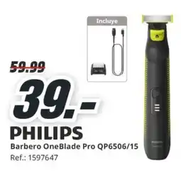 MediaMarkt PHILIPS Barbero OneBlade Pro QP6506/15 oferta