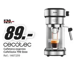 MediaMarkt CECOTEC Cafetera express Cafelizzia 790 Stee oferta