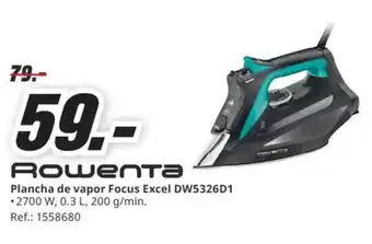 MediaMarkt ROWENTA Plancha de vapor Focus Excel DW5326D1 oferta