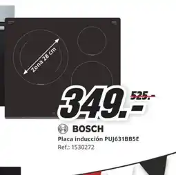 MediaMarkt BOSCH Placa inducción PUJ631BB5E oferta