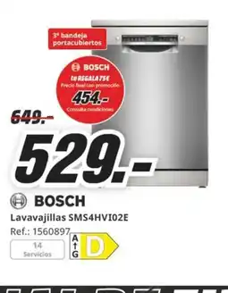MediaMarkt BOSCH Lavavajillas SMS4HVI02E oferta