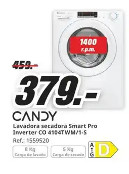 MediaMarkt CANDY Lavadora secadora Smart Pro oferta