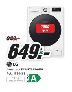 MediaMarkt LG Lavadora F4WR7013AGW oferta