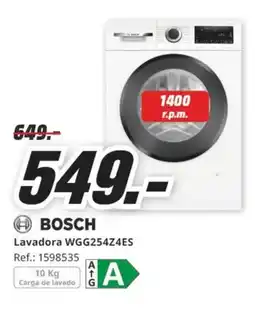 MediaMarkt BOSCH Lavadora WGG254Z4ES oferta