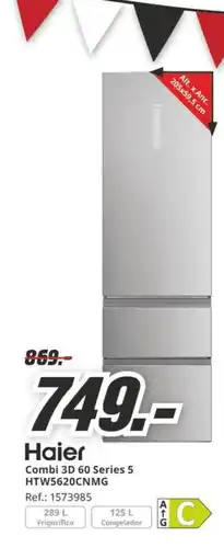 MediaMarkt HAIER Combi 3D 60 Series 5 HTW5620CNMG oferta