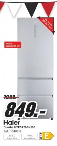 MediaMarkt HAIER Combi HTR5720ENMG oferta