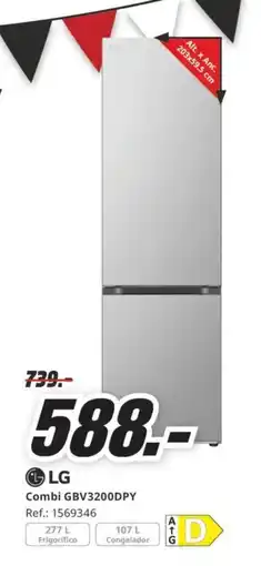 MediaMarkt LG Combi GBV3200DPY oferta