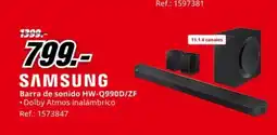MediaMarkt SAMSUNG Barra de sonido HW-Q990D/ZF oferta