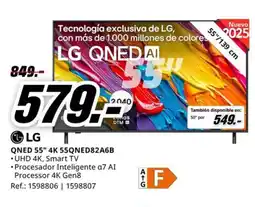 MediaMarkt LG QNED 55" 4K 55QNED82A6B oferta