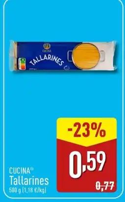 ALDI CUCINA Tallarines oferta